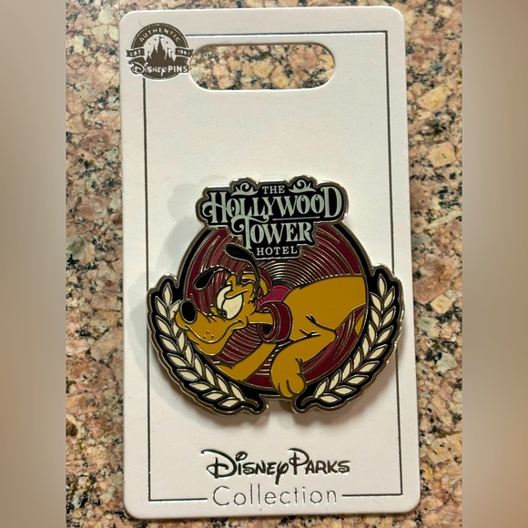Disney Accessories - Disney Parks Tower Of Terror The Hollywood Tower Hotel Pin - Pluto 2022